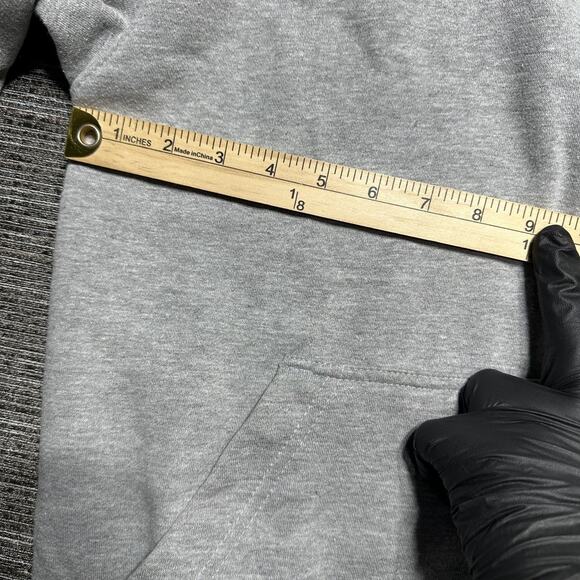 Pro Club Hoodie Men's M Gray Pullover Full Zip Hip Hop Urban - Picture 10 of 14